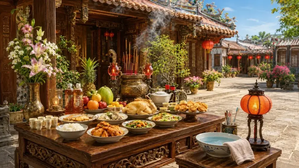 鬼門開是什麼？農曆七月初一開龕門民俗示意圖